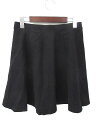 UNIQLO ユニクロ ポンチ フレア スカート L ブラック レディース 【中古】【ベクトル 古着】 170615 古着 買取&販売 ベクトルイズム