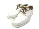 BALLY バリー BACOLI レザー ハイカット デッキシューズ 靴 7E ホワイト メンズ 【中古】【ベクトル 古着】 171016 古着 買取&販売 ベクトルイズム