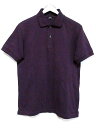 ユニクロ UNIQLO ポロシャツ M 紫 パープル コットン 鹿の子 無地 半袖 春夏 メンズ 【中古】【ベクトル 古着】 170319 古着 買取&販売 ベクトルイズム