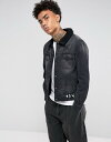 ケイラーアンドサン メンズ ジャケット・ブルゾン アウター Cayler & Sons Denim Jacket In Black With Fleece Lining Black