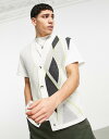 トップマン メンズ カーディガン アウター Topman knit sleeveless cardigan with argyle print in gray Gray