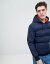 ネイティブユース メンズ ジャケット・ブルゾン アウター Native Youth Padded Hooded Jacket Navy