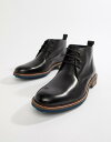 シルバー ストリート メンズ ブーツ・レインブーツ シューズ Silver Street Chunky Lace Up Boot in Black Black