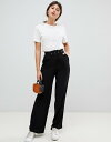ヴィラ レディース カジュアルパンツ ボトムス Vila Belted Wideleg PANTS Black
