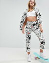 エイソス レディース デニムパンツ ボトムス ASOS x The Emoji Movie Authentic Straight Leg Jeans Emoji print