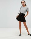エイソス レディース ハーフパンツ・ショーツ ボトムス ASOS Paperbag Waist Shorts Black