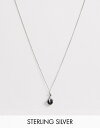 リクレイム ヴィンテージ メンズ ネックレス・チョーカー アクセサリー Reclaimed Vintage inspired sterling silver necklace with claw detail in silver exclusive to ASOS Silver