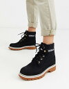 キャットフットウェア レディース ブーツ・レインブーツ シューズ CAT lyric corduroy suede lace up boots in black Black