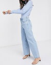 ウィークデイ レディース デニムパンツ ボトムス Weekday Ace organic cotton Air Blue in summer blue Summer blue