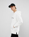 ニュールック メンズ パーカー・スウェット アウター New Look Dropped Shoulder Hoodie In Ecru Cream