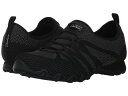 スケッチャーズ レディース スニーカー シューズ Bikers - Engineered Knit Bungee Sneaker Black