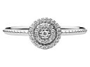 パンドラ レディース リング アクセサリー Timeless Radiant Elegance CZ Ring Clear