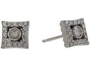 ブライトン レディース ピアス・イヤリング アクセサリー Illumina Diamond Post Earrings Silver/Crystal