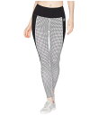 モンレアルロンドン レディース カジュアルパンツ ボトムス Asana Leggings Black/White Mesh Print