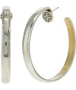 ブライトン レディース ピアス・イヤリング アクセサリー Ferrara Entrata Medium Hoop Earrings Silver/Gold