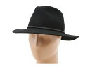 ブリクストン メンズ 帽子 アクセサリー Wesley Fedora Black