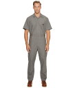 ディッキーズ メンズ カジュアルパンツ ボトムス Short Sleeve Coveralls Gray