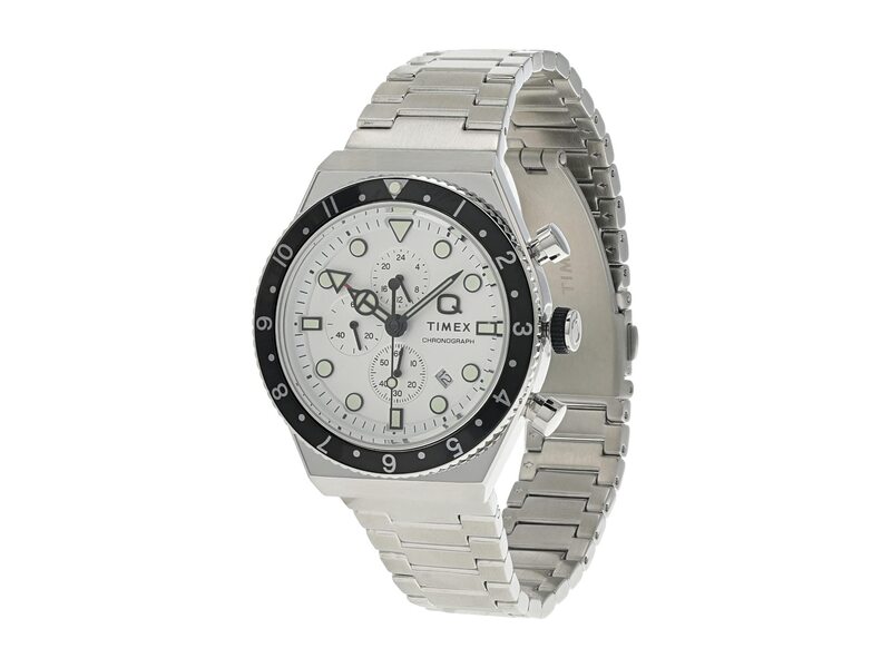 【送料無料】 タイメックス メンズ 腕時計 アクセサリー 40 mm Q GMT Chronograph Silver 1
