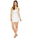 フォーラブアンドレモン レディース ワンピース トップス Daria Denim Underwire Dress White Denim