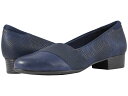 トロッターズ レディース ヒール シューズ Melinda Navy Casual Leather/Snake