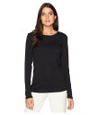 ペンドルトン レディース シャツ トップス Long Sleeve Cotton Rib Crew Black