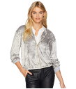 マイケルスターズ レディース コート アウター Vali Velvet Bomber Jacket Abalone