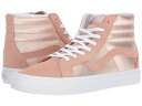 バンズ メンズ スニーカー シューズ SK8-Hi Reissue (Two-Tone Metallic) Mahogany Rose/True White