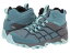 メレル レディース ブーツ・レインブーツ シューズ Moab FST 2 Mid Waterproof Blue Smoke
