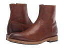 フライ メンズ ブーツ・レインブーツ シューズ Bowery Inside Zip Tan Oiled Vintage