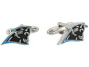 カフリンクス メンズ カフスボタン アクセサリー Carolina Panthers Cufflinks Black