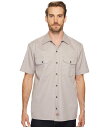 ディッキーズ メンズ シャツ トップス Short Sleeve Work Shirt Silver Grey
