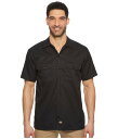 ディッキーズ メンズ シャツ トップス Short Sleeve Work Shirt Black