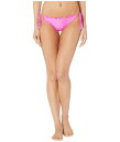 ルリファマ レディース ボトムスのみ 水着 Cosita Buena Wavey Brazilian Tie Side Ruched Back Bikini Bottom Poppin Pink