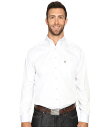 アリアト メンズ シャツ トップス Big & Tall Solid Twill Shirt White