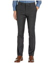 ケネスコール メンズ カジュアルパンツ ボトムス Stretch Micro Check Houndstooth Skinny Fit Flat Front Dress Pants Charcoal