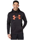 アンダーアーマー メンズ パーカー・スウェット アウター Armour Fleece Pullover Hoodie Big Logo Graphic Black/Beta Red