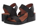 ケネスコール レディース ヒール シューズ Gisele Two Band Black Leather