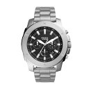 フォッシル メンズ 腕時計 アクセサリー Mega Machine Chronograph Watch FS5716 Silver/B