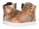 スープラ レディース スニーカー シューズ Skytop Metallic Pewter/White