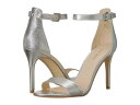 ナインウェスト レディース ヒール シューズ Mana Stiletto Heel Sandal Silver Etched Metallic PU