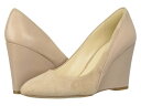 ナインウェスト レディース ヒール シューズ Daday Dress Wedge Barely Nude/Barely Nude Isa Kid Suede/Dress Calf