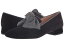 フレンチソール レディース スリッポン・ローファー シューズ Church Loafer Black Velvet/Silk Bow