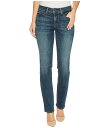 エヌワイディージェイ レディース デニムパンツ ボトムス Parker Slim Jeans w/ Knee Slit in Crosshatch Denim in Desert Gold Desert Gold