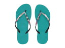 ハワイアナス レディース サンダル シューズ Slim Tropical Straps Sandal Lake Green