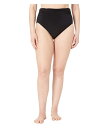 マジックスーツ レディース ボトムスのみ 水着 Plus Size Solid Shirred Brief Black