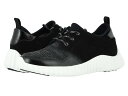 ジョンストンアンドマーフィー レディース スニーカー シューズ Kirsten Black Waterproof Suede/Metallic