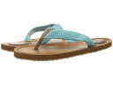 サックルーツ レディース サンダル シューズ Sheena Light Aqua