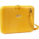 モバイルエッジ メンズ スーツケース バッグ Faux Croc Portfolio - 14.1PC / 15 MacBook Pro Yellow