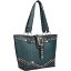 ダセイン メンズ トートバッグ バッグ Western Style Ostrich Rhinestone Buckle Tote Ocean