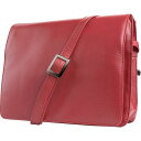 ビスコッティ レディース ショルダーバッグ バッグ Womens Flap-over Shoulder Crossbody Bag and Messenger Bag Red